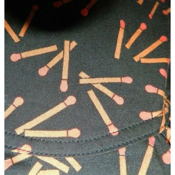 Viva Vena Halter Dress Matchsticks Mid-Calf Size 6 - Picture 6 of 8